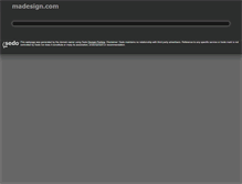 Tablet Screenshot of madesign.com